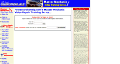 Desktop Screenshot of mastermechanic.powerstrokehelp.com